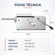 Imagem adicional 4 do item Ensacadeira BJA-7kg Aço Inox - Canhão de Linguiça Horizontal Modelo BJA-7L-H