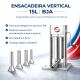 Imagem adicional 2 do item Ensacadeira Bja-15kg Aço Inox - Canhão de Linguiça Vertical Modelo BJA-15L