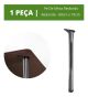 Imagem adicional 1 do item PE PARA MESA 60 X 730MM CROMADO