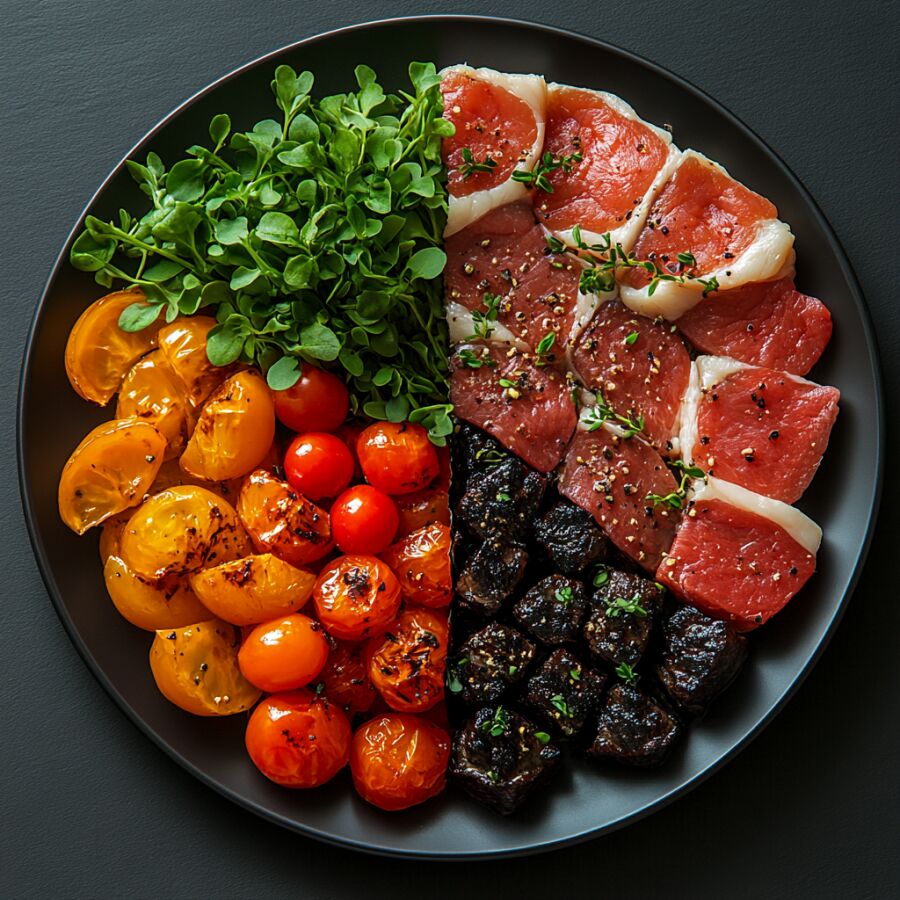 Imagem Alimentos-vegetais-vs-carne-vermelha