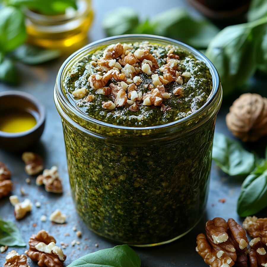 Imagem Pesto-de-manjericão