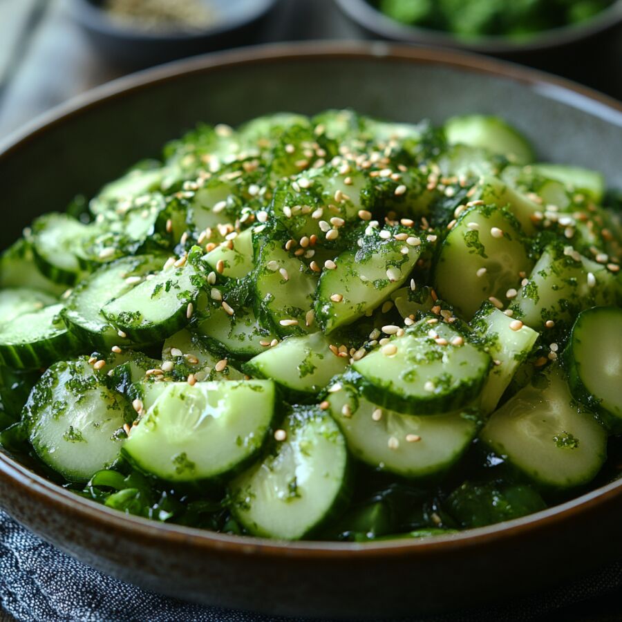 Imagem Salada-de-algas-marinhas-e-pepino