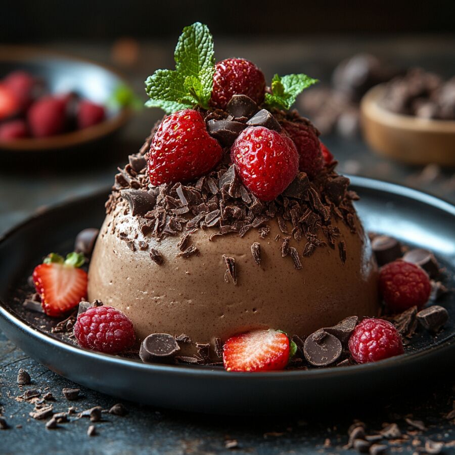 Imagem Mousse-de-chocolate