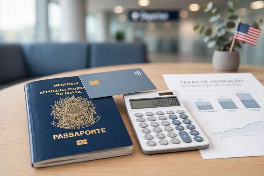 Valores para tirar visto americano.