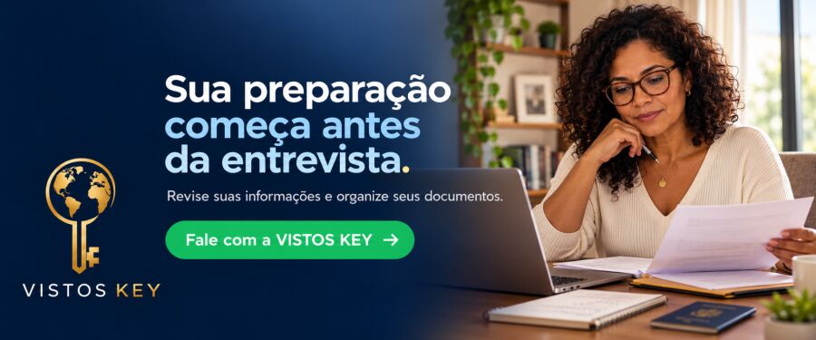 Imagem Precisa de ajuda para organizar sua solicitação de visto americano? Clique na imagem!