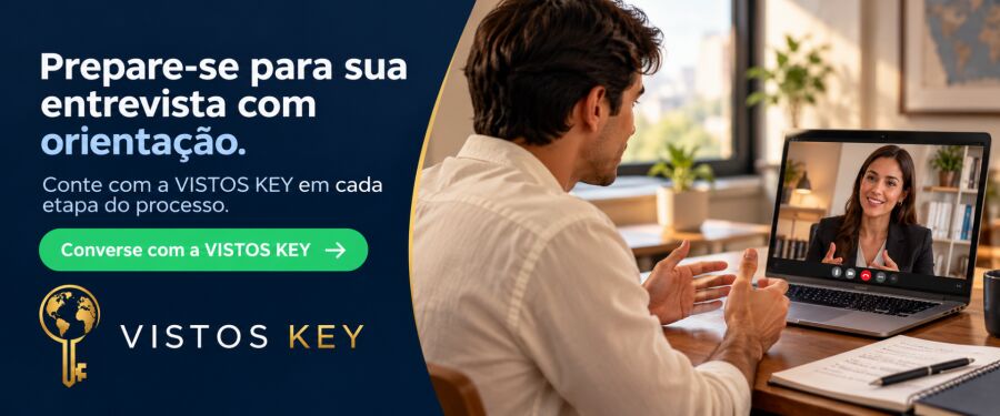 Imagem Precisa de ajuda para organizar sua solicitação de visto americano? Clique na imagem!