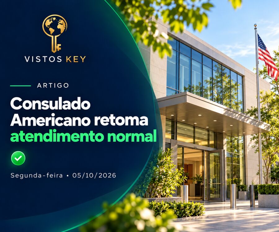 Imagem principal do artigo Consulado Americano retoma atendimento em 05/10: confira informações