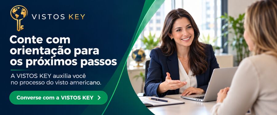 Imagem Precisa de ajuda para organizar sua solicitação de visto americano? Clique na imagem!