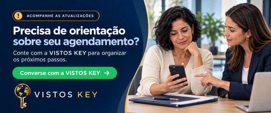Imagem Precisa de ajuda para organizar sua solicitação de visto americano? Clique na imagem!