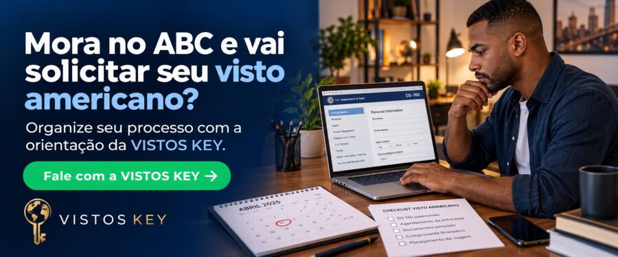 Imagem Precisa de ajuda para organizar sua solicitação de visto americano? Clique na imagem!