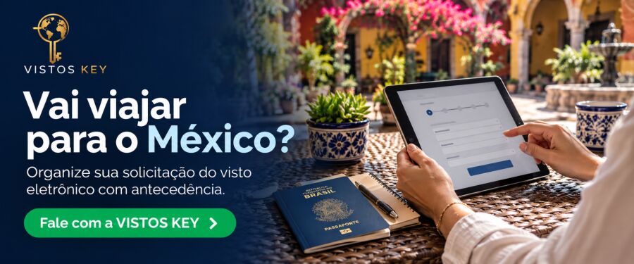 Imagem Precisa de ajuda para organizar sua solicitação de visto eletrônico mexicano? Clique na imagem!