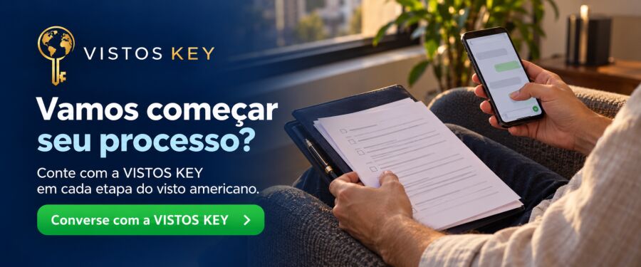 Imagem Precisa de ajuda para organizar sua solicitação de visto americano? Clique na imagem!