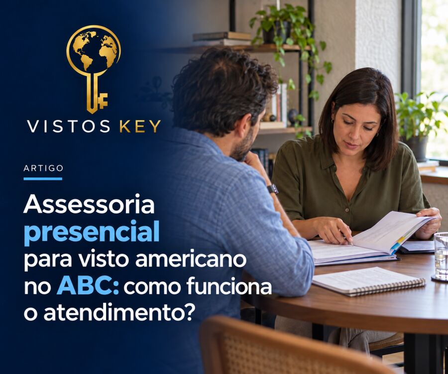 Imagem principal do artigo Assessoria presencial para visto americano no ABC: como funciona o atendimento?