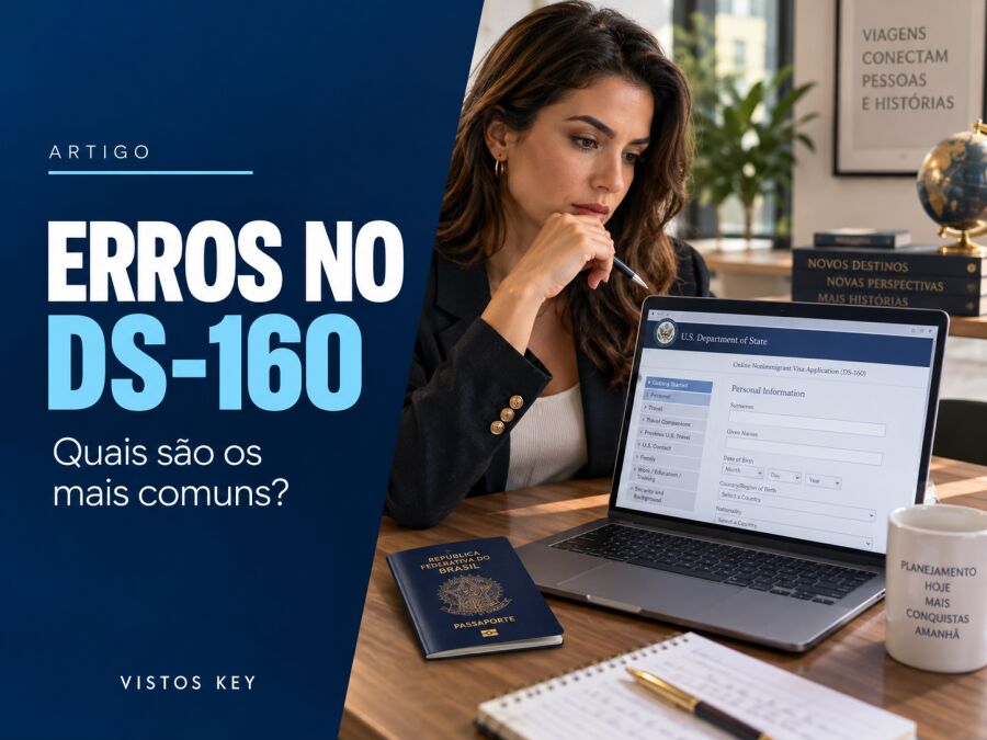 Imagem principal do artigo Erros no DS-160: quais são os mais comuns?