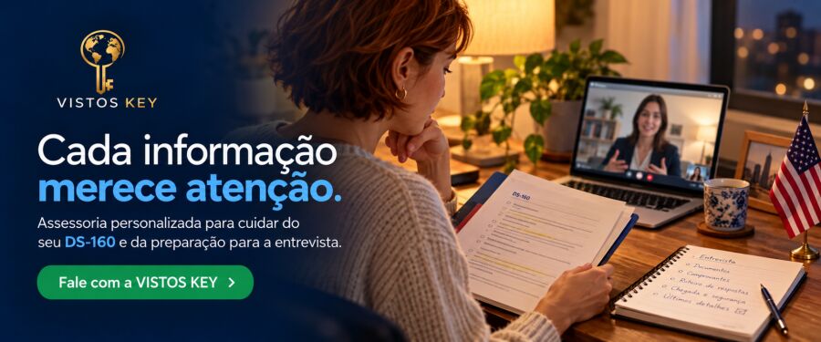 Imagem Precisa de ajuda para organizar sua solicitação de visto americano? Clique na imagem!