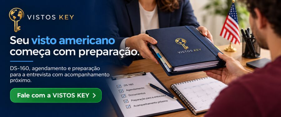 Imagem Precisa de ajuda para organizar sua solicitação de visto americano? Clique na imagem!