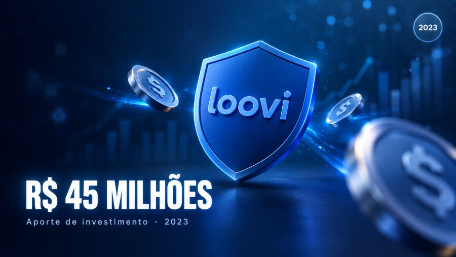 Ilustração representando o aporte de investimento de Pablo Marçal na Loovi Seguros em 2023.
